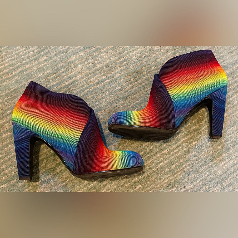 United Nude rainbow fold hi booties